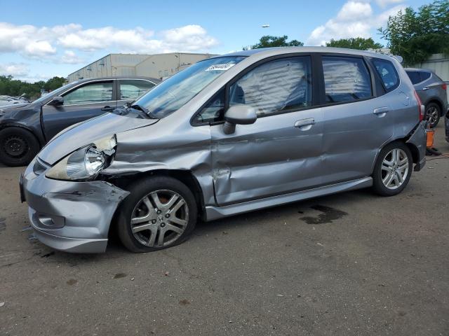 JHMGD37688S025287 - 2008 HONDA FIT SPORT GRAY photo 1