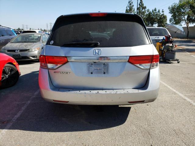 5FNRL5H64EB071022 - 2014 HONDA ODYSSEY EXL SILVER photo 6