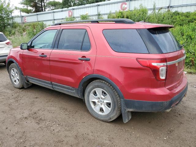 1FMHK8B89CGA63961 - 2012 FORD EXPLORER RED photo 2