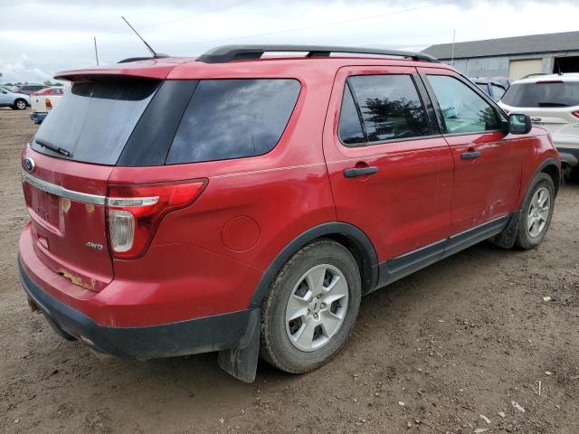 1FMHK8B89CGA63961 - 2012 FORD EXPLORER RED photo 3