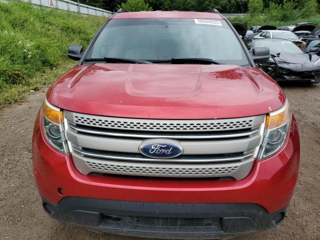 1FMHK8B89CGA63961 - 2012 FORD EXPLORER RED photo 5