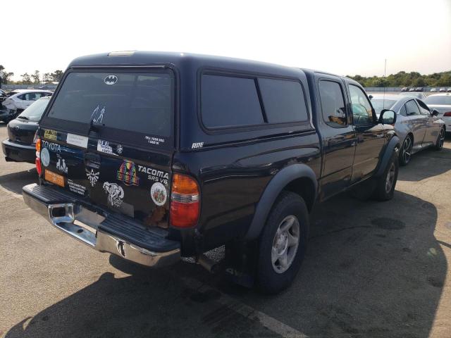 5TEHN72N21Z832513 - 2001 TOYOTA TACOMA DOUBLE CAB 黑色 照片 4