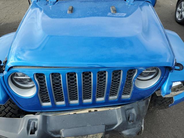 1C4JJXP65MW736942 - 2021 JEEP WRANGLER U SAHARA 4XE BLUE photo 11