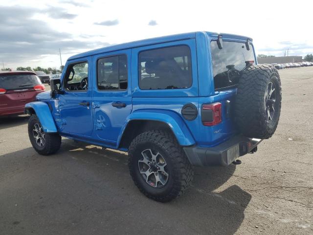 1C4JJXP65MW736942 - 2021 JEEP WRANGLER U SAHARA 4XE BLUE photo 2