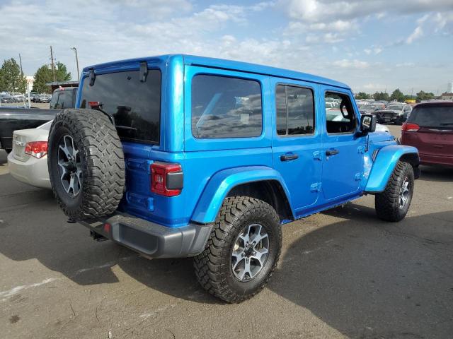 1C4JJXP65MW736942 - 2021 JEEP WRANGLER U SAHARA 4XE BLUE photo 3