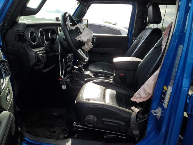 1C4JJXP65MW736942 - 2021 JEEP WRANGLER U SAHARA 4XE BLUE photo 7