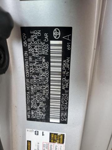 JTKDE3B74A0307485 - 2010 TOYOTA SCION TC Gümüş foto 12