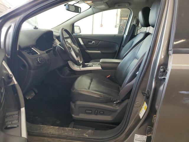 2FMDK3JC9EBA16091 - 2014 FORD EDGE SEL GRAY photo 7