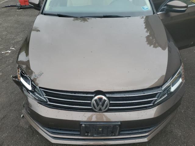 3VWLA7AJ4FM262830 - 2015 VOLKSWAGEN JETTA TDI BROWN photo 11