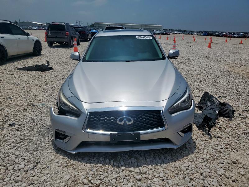 JN1EV7AP7JM590674 - 2018 INFINITI Q50 LUXE SILVER photo 5