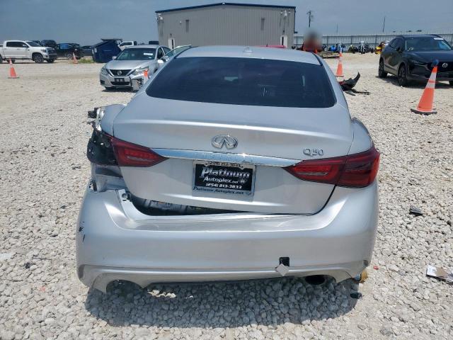 JN1EV7AP7JM590674 - 2018 INFINITI Q50 LUXE SILVER photo 6
