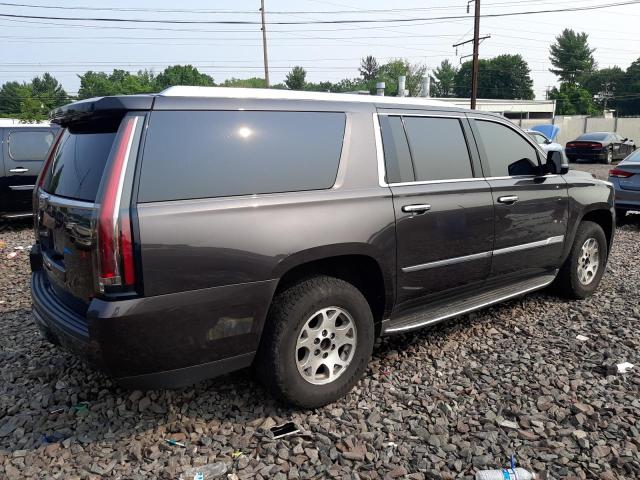 1GYS4HKJ6GR261702 - 2016 CADILLAC ESCALADE ESV LUXURY CHARCOAL photo 3