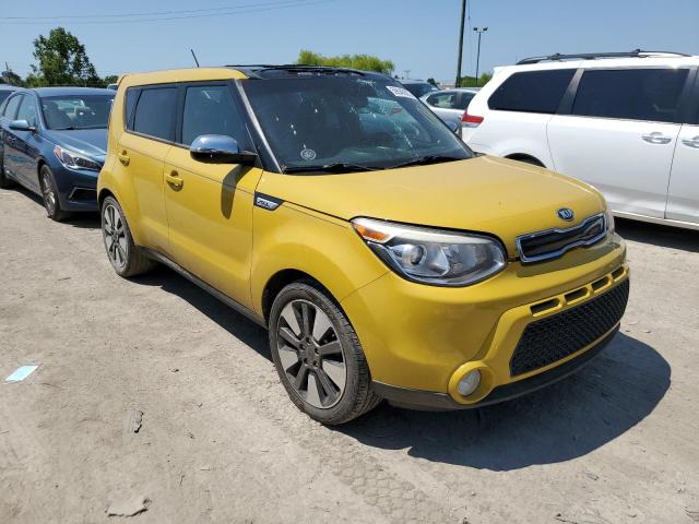 KNDJX3A5XF7199022 - 2015 KIA SOUL ! YELLOW photo 4