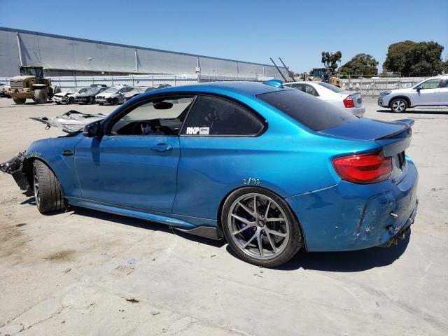 WBS1J5C51JVD36536 - 2018 BMW M2 BLUE photo 2