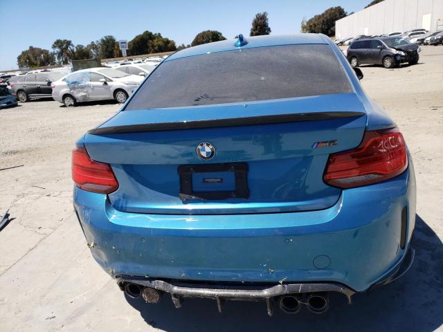 WBS1J5C51JVD36536 - 2018 BMW M2 BLUE photo 6