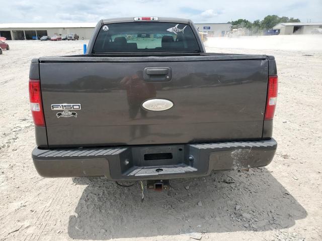 1FTRX12W86NA25718 - 2006 FORD F150 GRAY photo 6