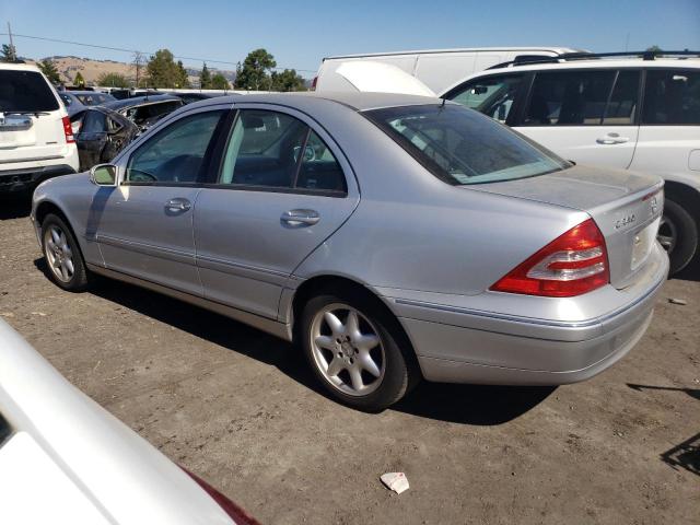 WDBRF61J02F232645 - 2002 MERCEDES-BENZ C240 240 SILVER photo 2