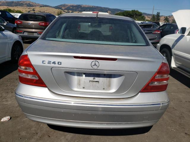 WDBRF61J02F232645 - 2002 MERCEDES-BENZ C240 240 SILVER photo 6