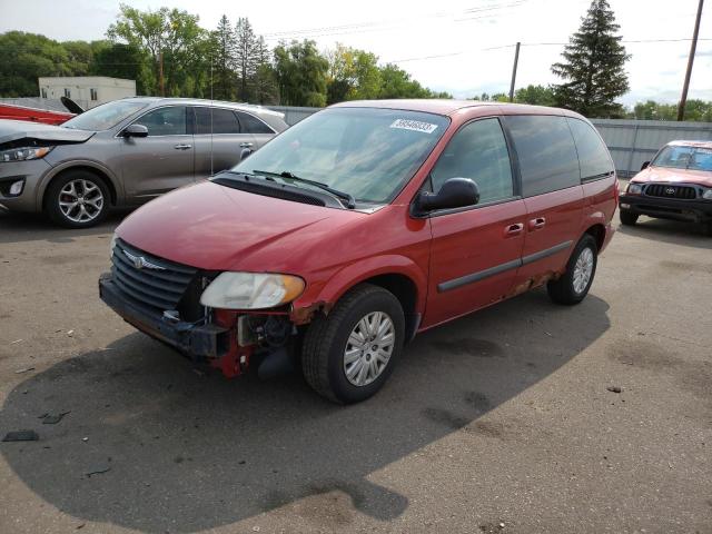 1A4GP45R66B627107 - 2006 CHRYSLER TOWN AND C RED photo 1