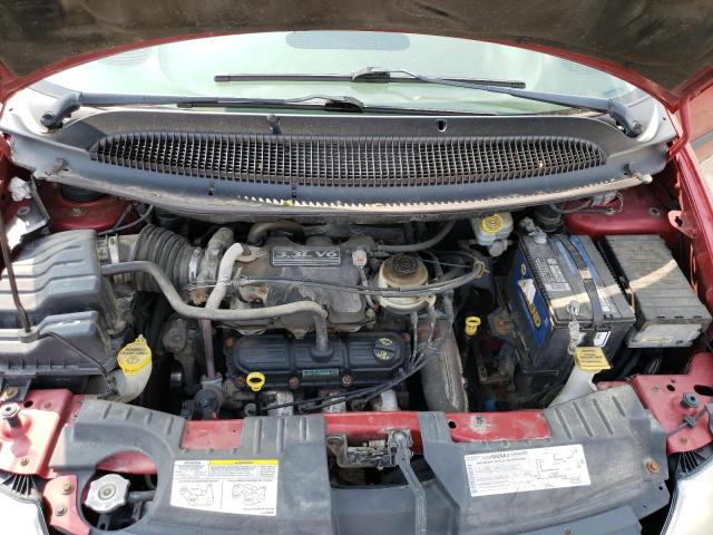 1A4GP45R66B627107 - 2006 CHRYSLER TOWN AND C RED photo 12