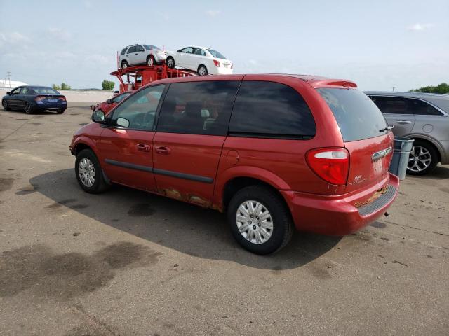 1A4GP45R66B627107 - 2006 CHRYSLER TOWN AND C RED photo 2