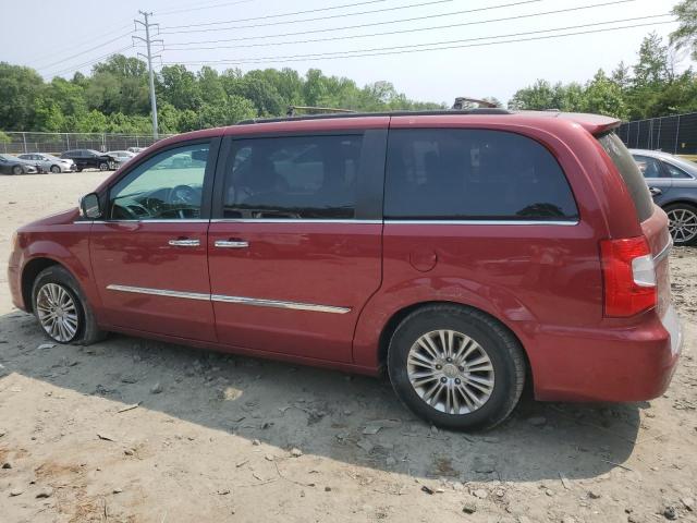 2C4RC1CG9FR529202 - 2015 CHRYSLER TOWN & COU TOURING L BURGUNDY photo 2