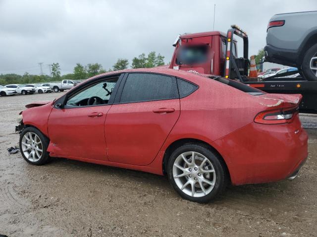1C3CDFBH2DD106749 - 2013 DODGE DART SXT RED photo 2