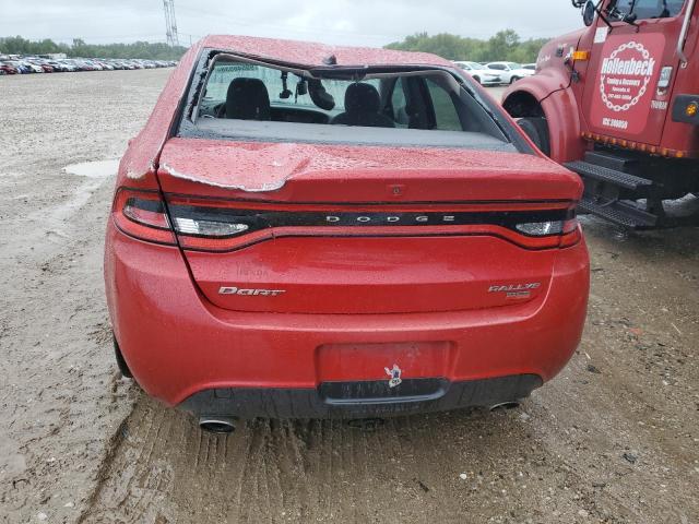 1C3CDFBH2DD106749 - 2013 DODGE DART SXT RED photo 6