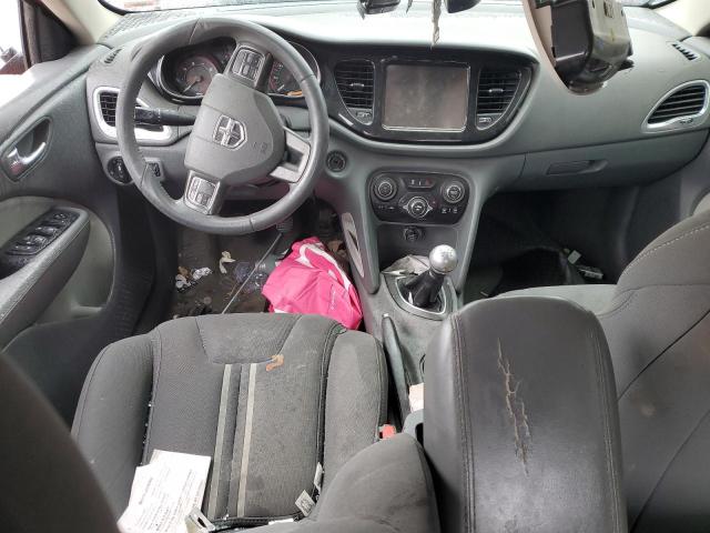 1C3CDFBH2DD106749 - 2013 DODGE DART SXT RED photo 8