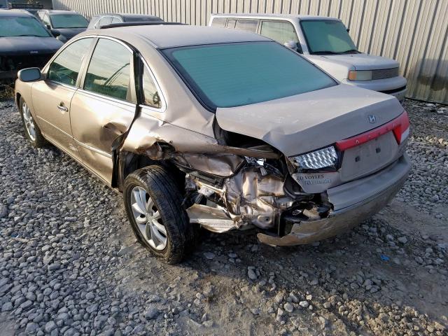 KMHFC46F26A049560 - 2006 HYUNDAI AZERA SE  photo 9