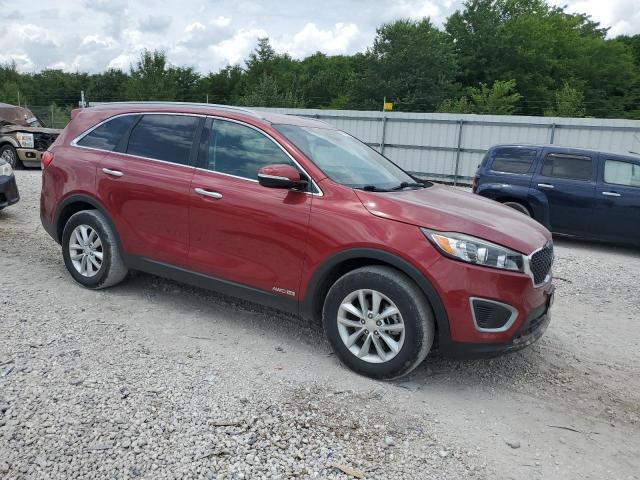 5XYPGDA54GG134283 - 2016 KIA SORENTO LX RED photo 4