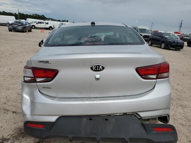 3KPA24AB8KE210331 - 2019 KIA RIO S SILVER photo 6