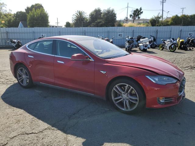 5YJSA1E29GF136824 - 2016 TESLA MODEL S 红色 照片 4