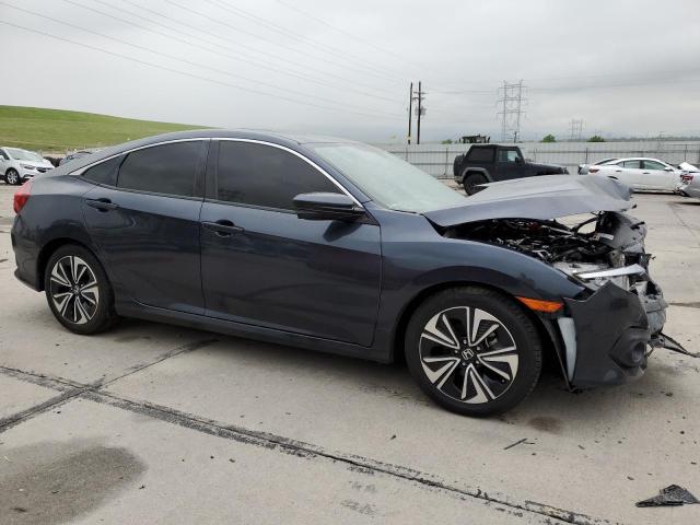 JHMFC1F76JX004766 - 2018 HONDA CIVIC EXL Көк фото 4