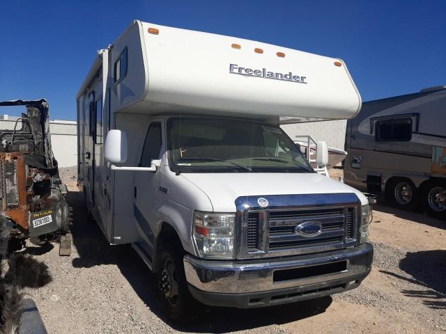 1FDXE45S28DA29632 - 2008 FORD ECONOLINE E450 SUPER DUTY CUTAWAY VAN WHITE photo 1