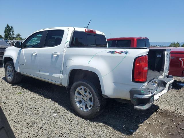 1GCGTCEN9M1283753 - 2021 CHEVROLET COLORADO LT WHITE photo 2