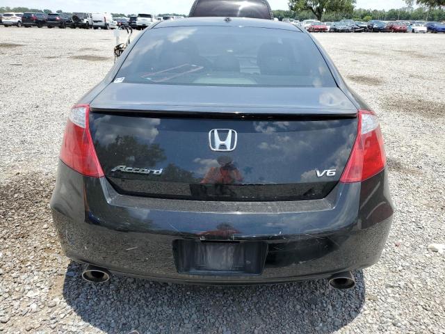 1HGCS22849A012554 - 2009 HONDA ACCORD EXL BLACK photo 6