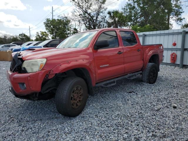 5TFJU4GN9EX057121 - 2014 TOYOTA TACOMA DOUBLE CAB PRERUNNER RED photo 1