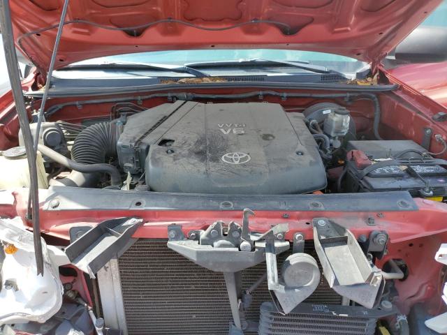 5TFJU4GN9EX057121 - 2014 TOYOTA TACOMA DOUBLE CAB PRERUNNER RED photo 11