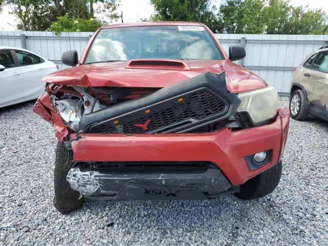 5TFJU4GN9EX057121 - 2014 TOYOTA TACOMA DOUBLE CAB PRERUNNER RED photo 5