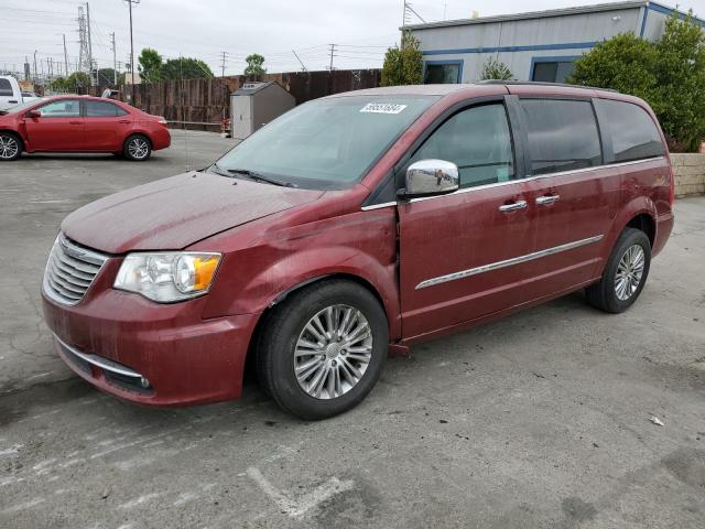 2C4RC1CG9DR598310 - 2013 CHRYSLER TOWN & COU TOURING L BURGUNDY photo 1