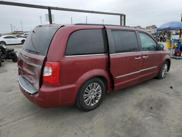 2C4RC1CG9DR598310 - 2013 CHRYSLER TOWN & COU TOURING L BURGUNDY photo 3