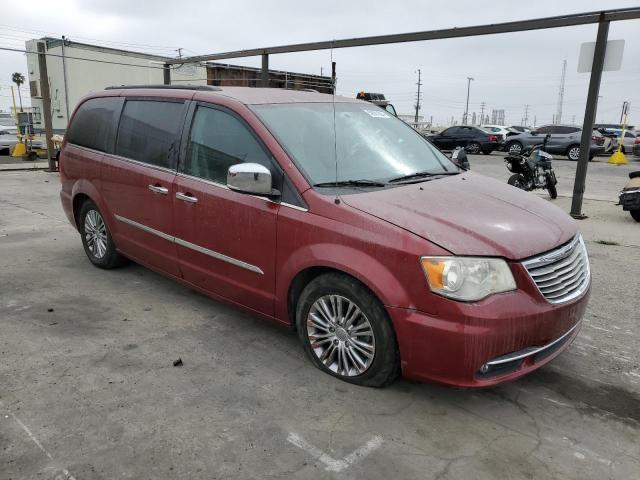 2C4RC1CG9DR598310 - 2013 CHRYSLER TOWN & COU TOURING L BURGUNDY photo 4