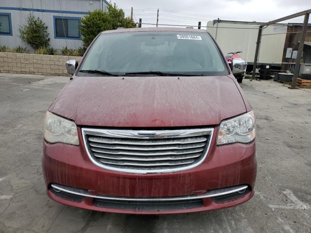 2C4RC1CG9DR598310 - 2013 CHRYSLER TOWN & COU TOURING L BURGUNDY photo 5