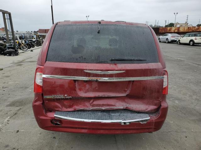 2C4RC1CG9DR598310 - 2013 CHRYSLER TOWN & COU TOURING L BURGUNDY photo 6