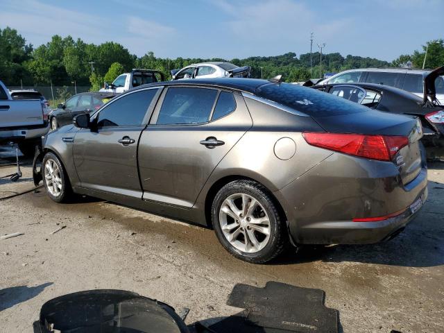 5XXGN4A72DG175471 - 2013 KIA OPTIMA EX GRAY photo 2