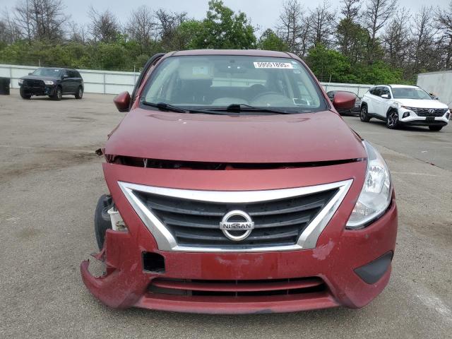 3N1CN7AP2KL808314 - 2019 NISSAN VERSA S أحمر صورة 5