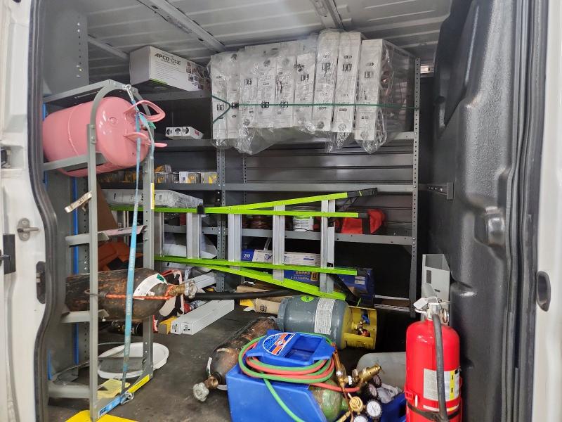 3C6LRVAG4PE595536 - 2023 RAM PROMASTER 1500 STANDARD WHITE photo 10