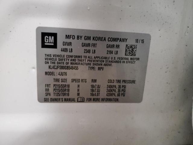 KL4CJFSB0GB548455 - 2016 BUICK ENCORE CONVENIENCE 白色 照片 14