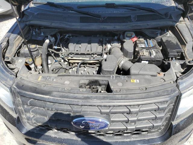 1FM5K8ARXHGB71851 - 2017 FORD EXPLORER POLICE INTERCEPTOR 黑色 照片 11